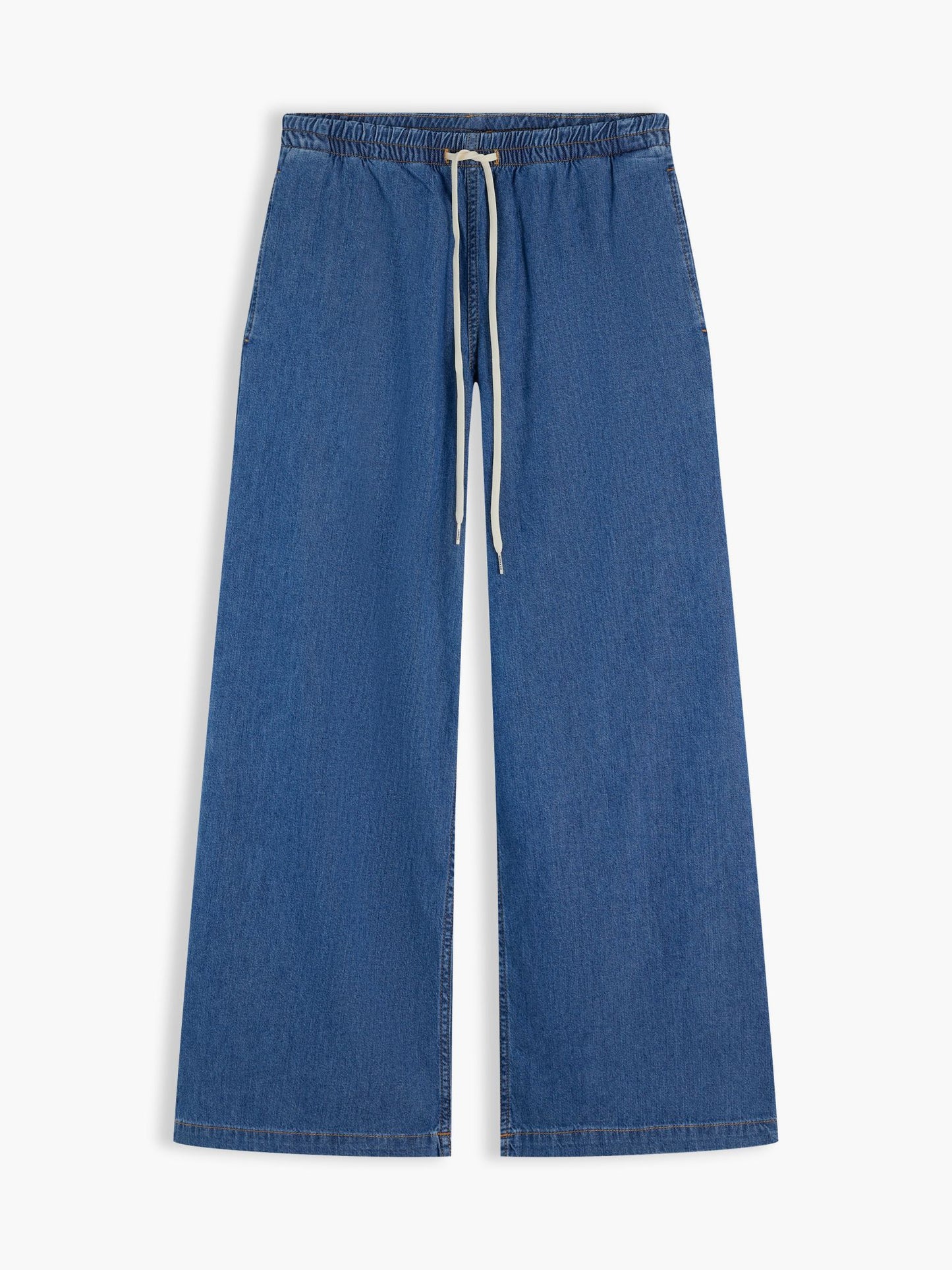 Tommy Hilfiger Mid-Rise Wide Leg Pull-On Jean