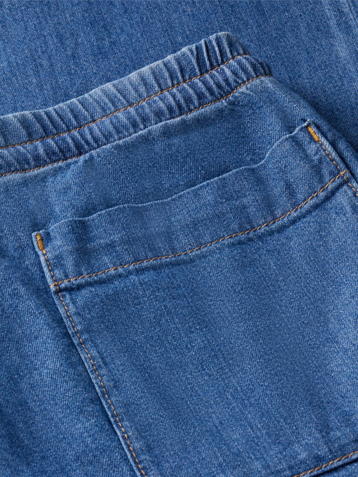 Tommy Hilfiger Mid-Rise Wide Leg Pull-On Jean