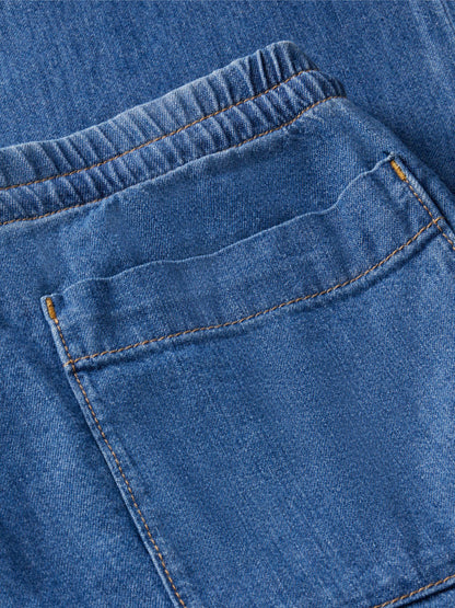 Tommy Hilfiger Mid-Rise Wide Leg Pull-On Jean