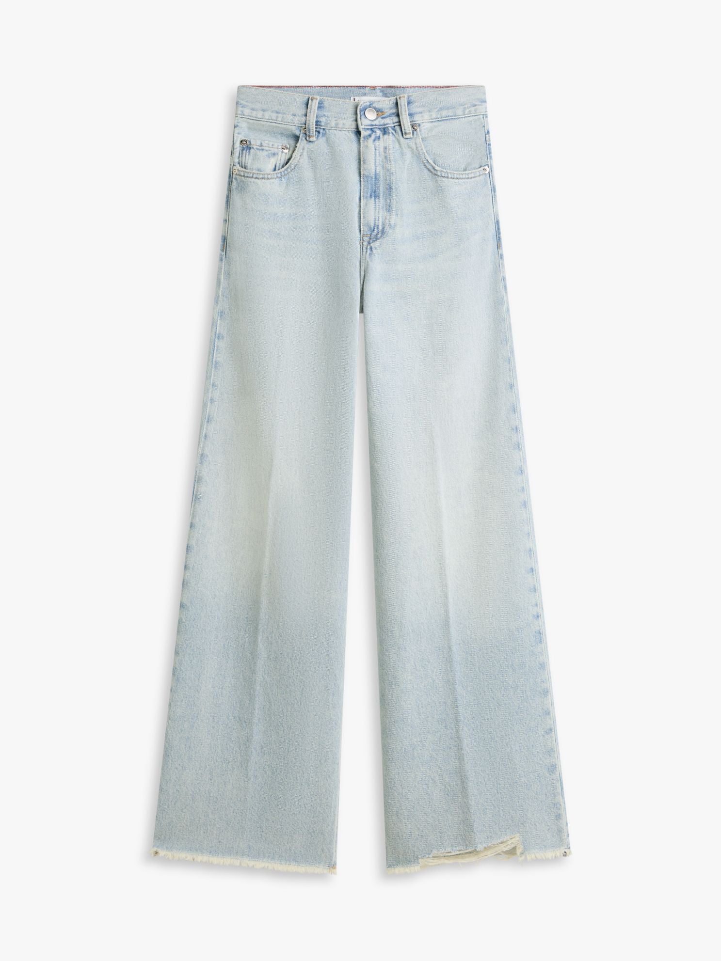 Tommy Hilfiger Raw Hem High-Rise Wide Leg Jean