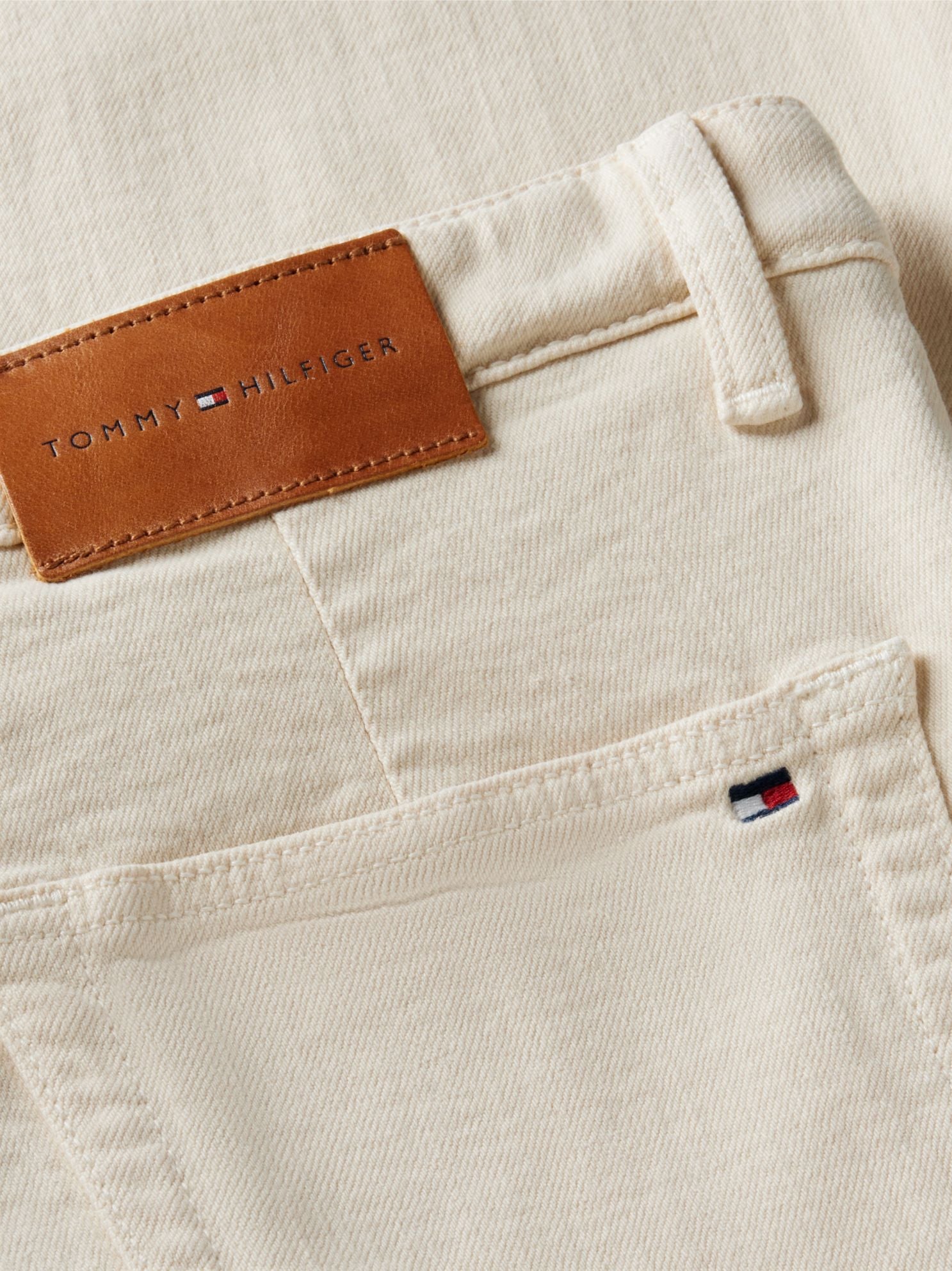 Tommy Hilfiger Stretch High-Rise Cropped Wide Leg Jean