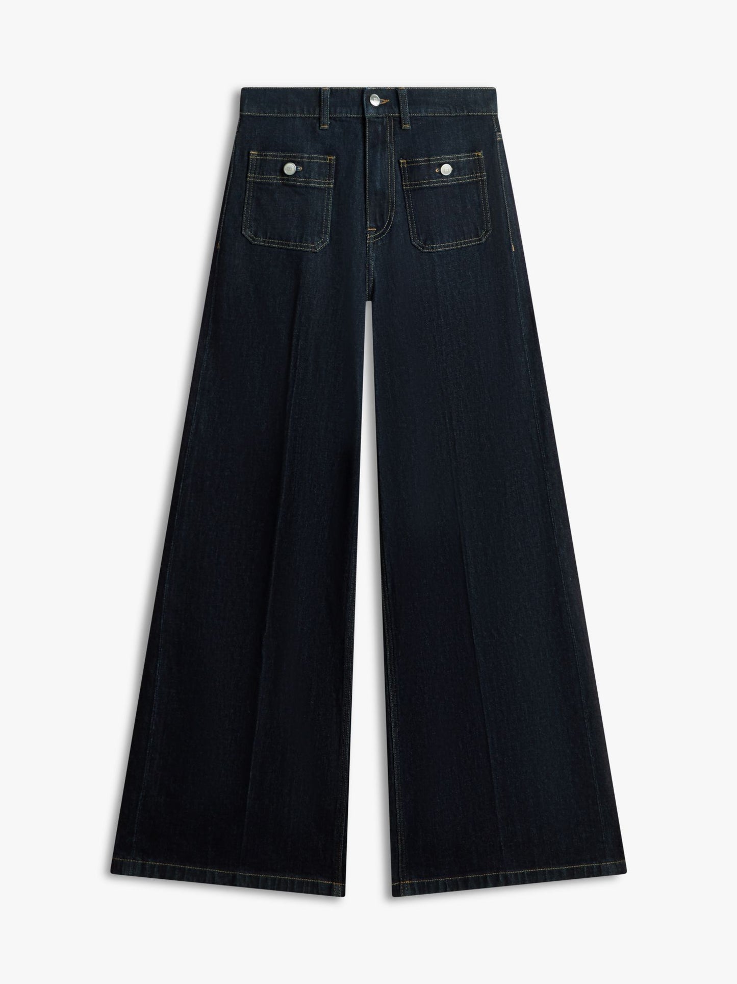 Tommy Hilfiger High-Rise Stretch Wide Leg Utility Jean