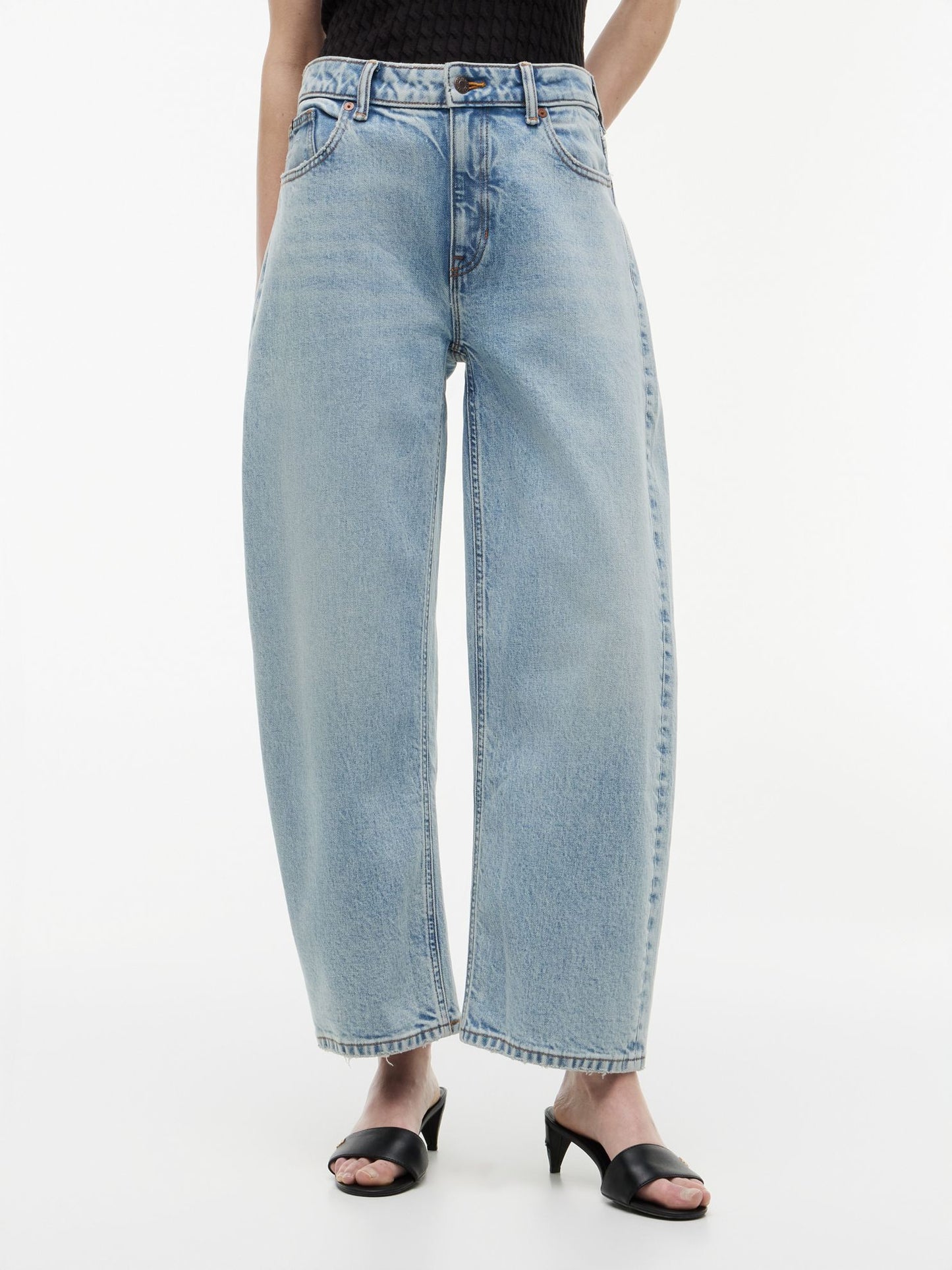 Tommy Hilfiger Stretch High-Rise Barrel Jean