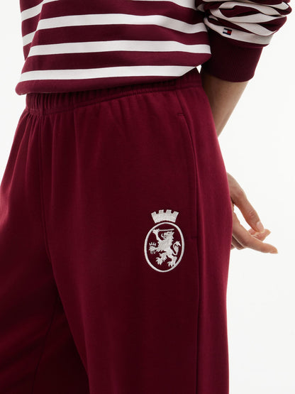 Tommy Hilfiger Varsity Crest Brushed-Back Sweatpant