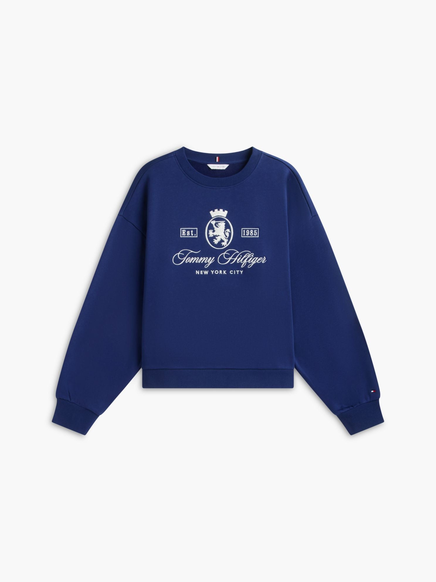Tommy Hilfiger Relaxed Fit Crest Logo Sweatshirt