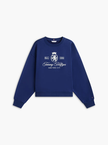 Tommy Hilfiger Relaxed Fit Crest Logo Sweatshirt