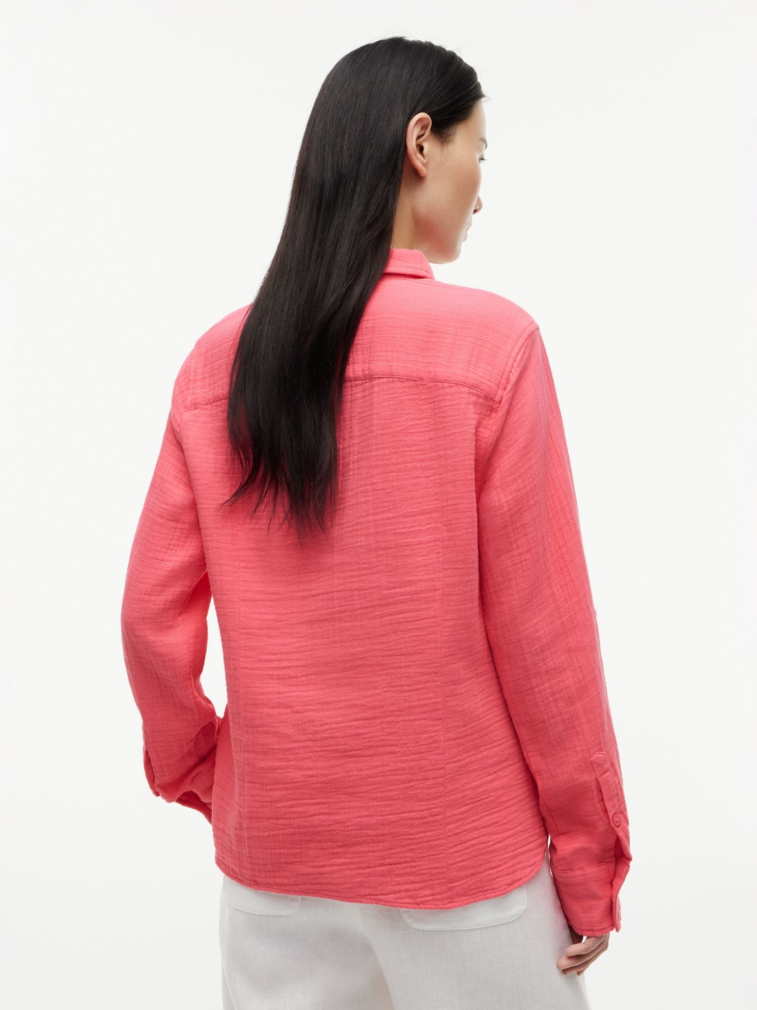 Tommy Hilfiger Gauze Roll-Tab Pocket Shirt