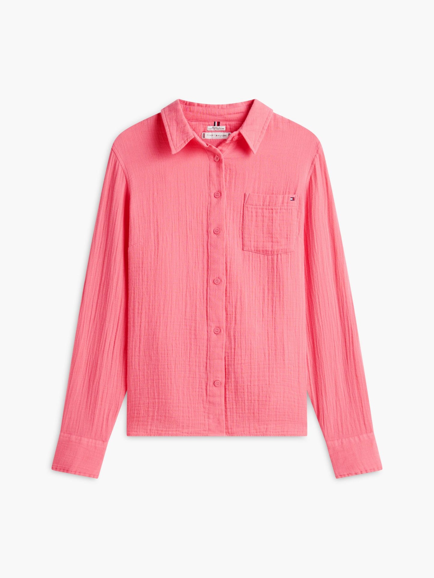 Tommy Hilfiger Gauze Roll-Tab Pocket Shirt