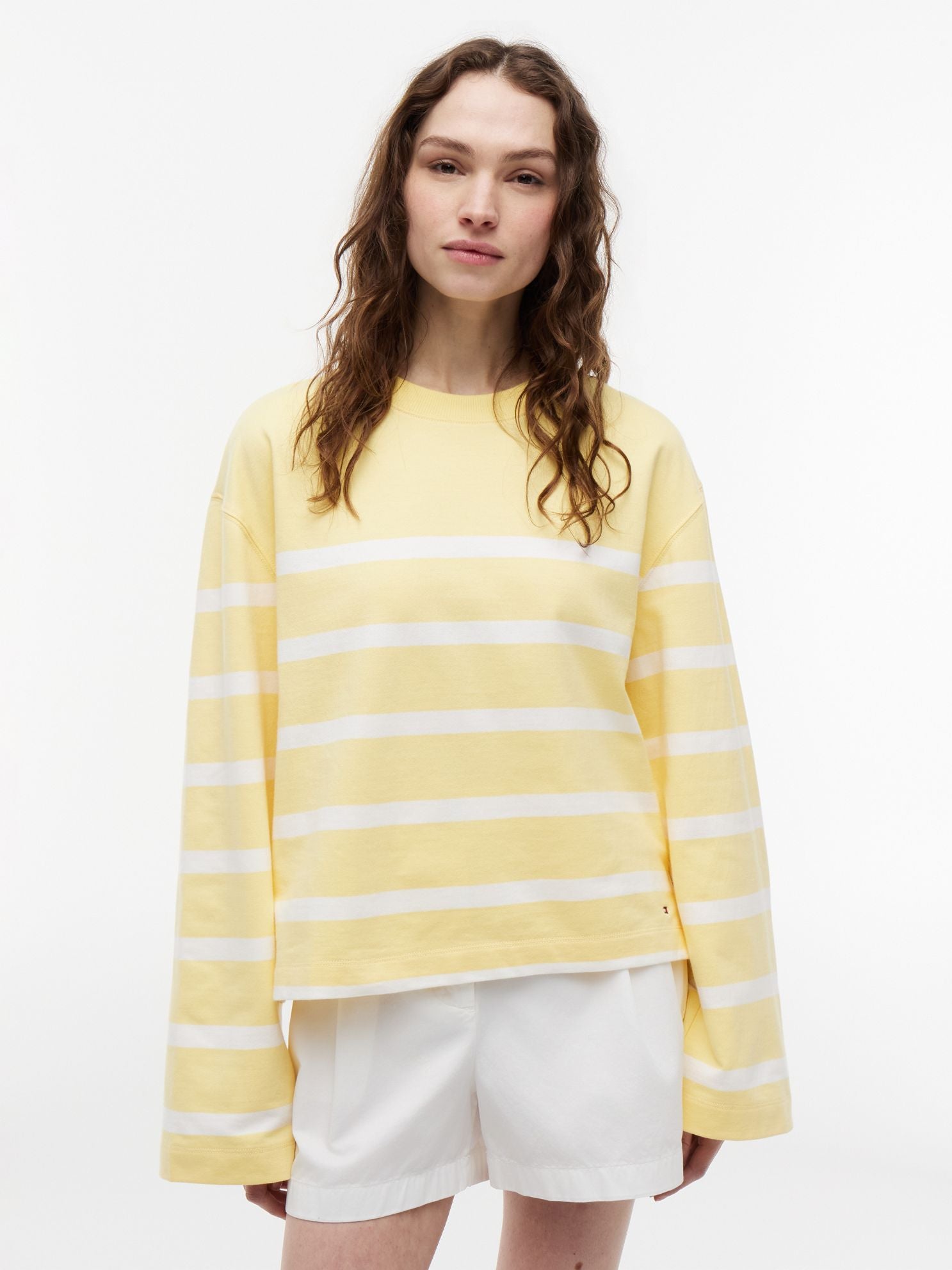Tommy Hilfiger Breton Stripe Crewneck Sweatshirt