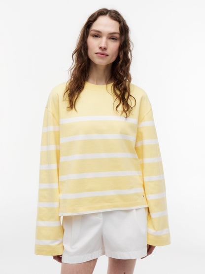 Tommy Hilfiger Breton Stripe Crewneck Sweatshirt