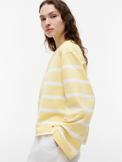 Tommy Hilfiger Breton Stripe Crewneck Sweatshirt