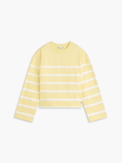 Tommy Hilfiger Breton Stripe Crewneck Sweatshirt