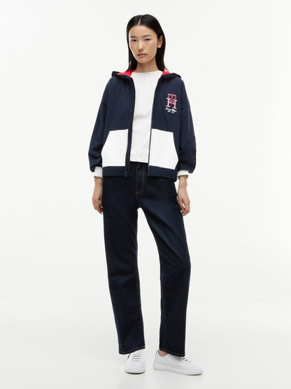 Tommy Hilfiger Stars & Stripes Colorblock Zip Hoodie