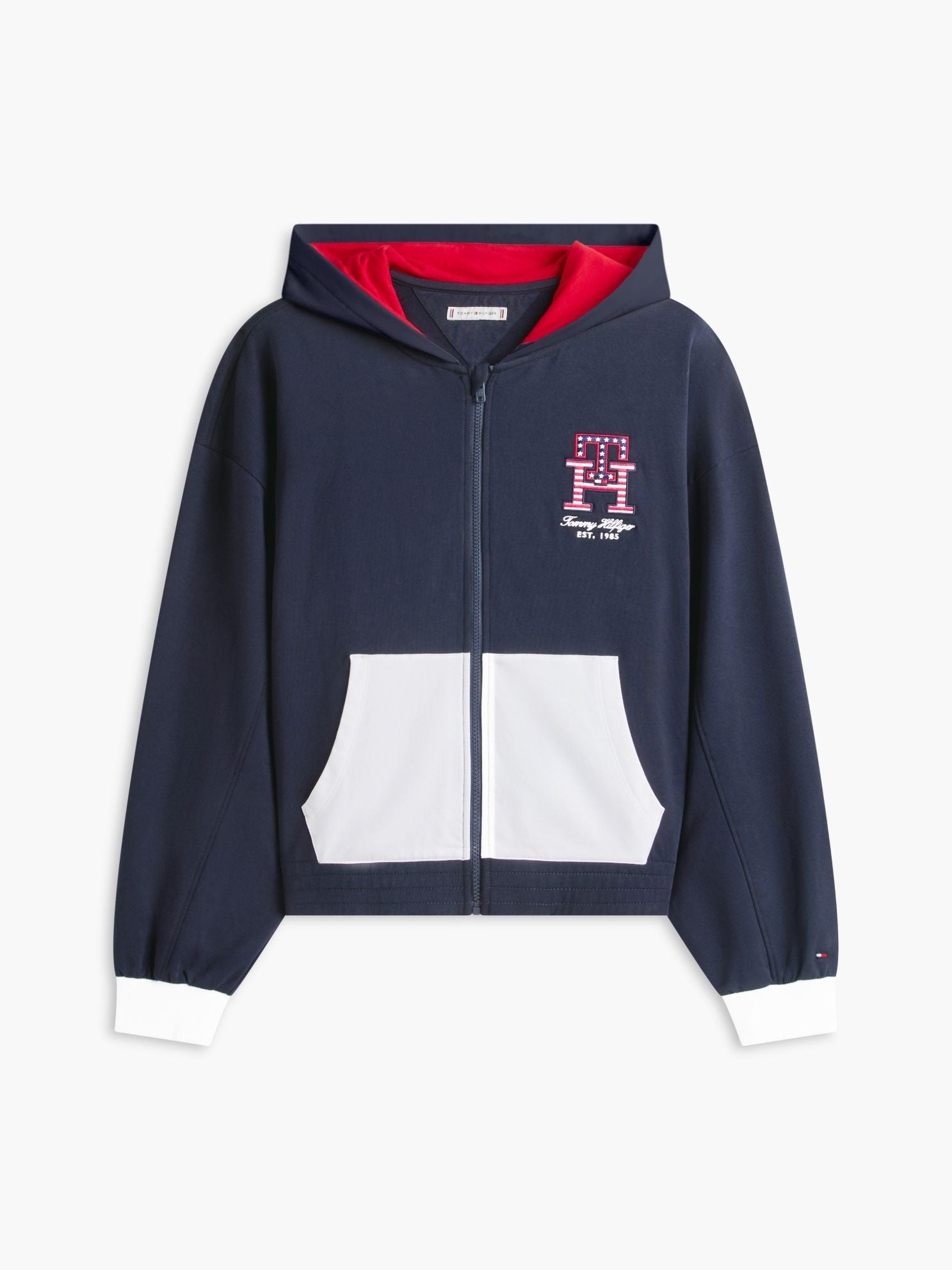 Tommy Hilfiger Stars & Stripes Colorblock Zip Hoodie
