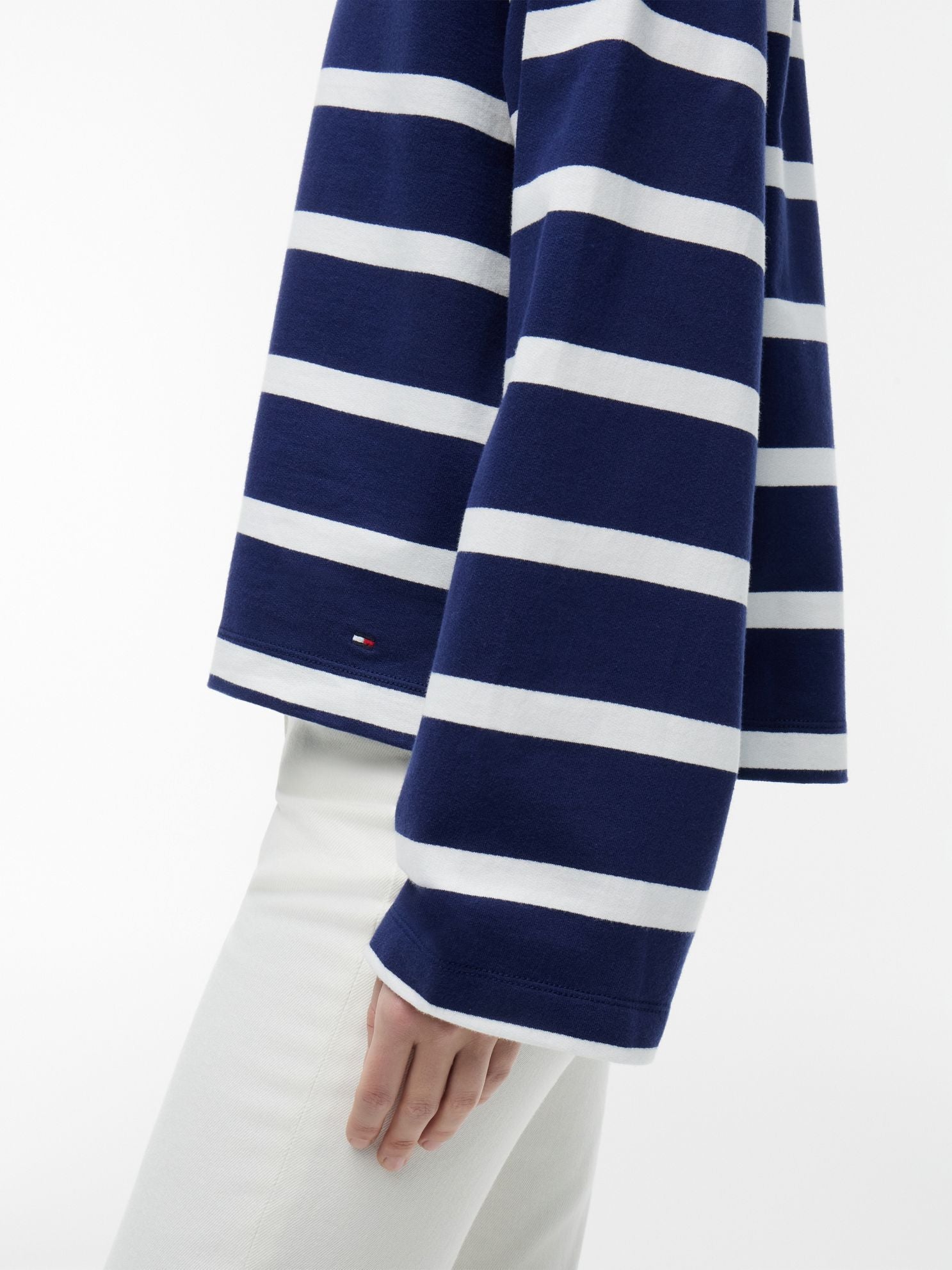 Tommy Hilfiger Breton Stripe Crewneck Sweatshirt