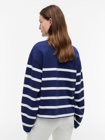 Tommy Hilfiger Breton Stripe Crewneck Sweatshirt