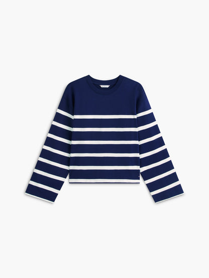 Tommy Hilfiger Breton Stripe Crewneck Sweatshirt