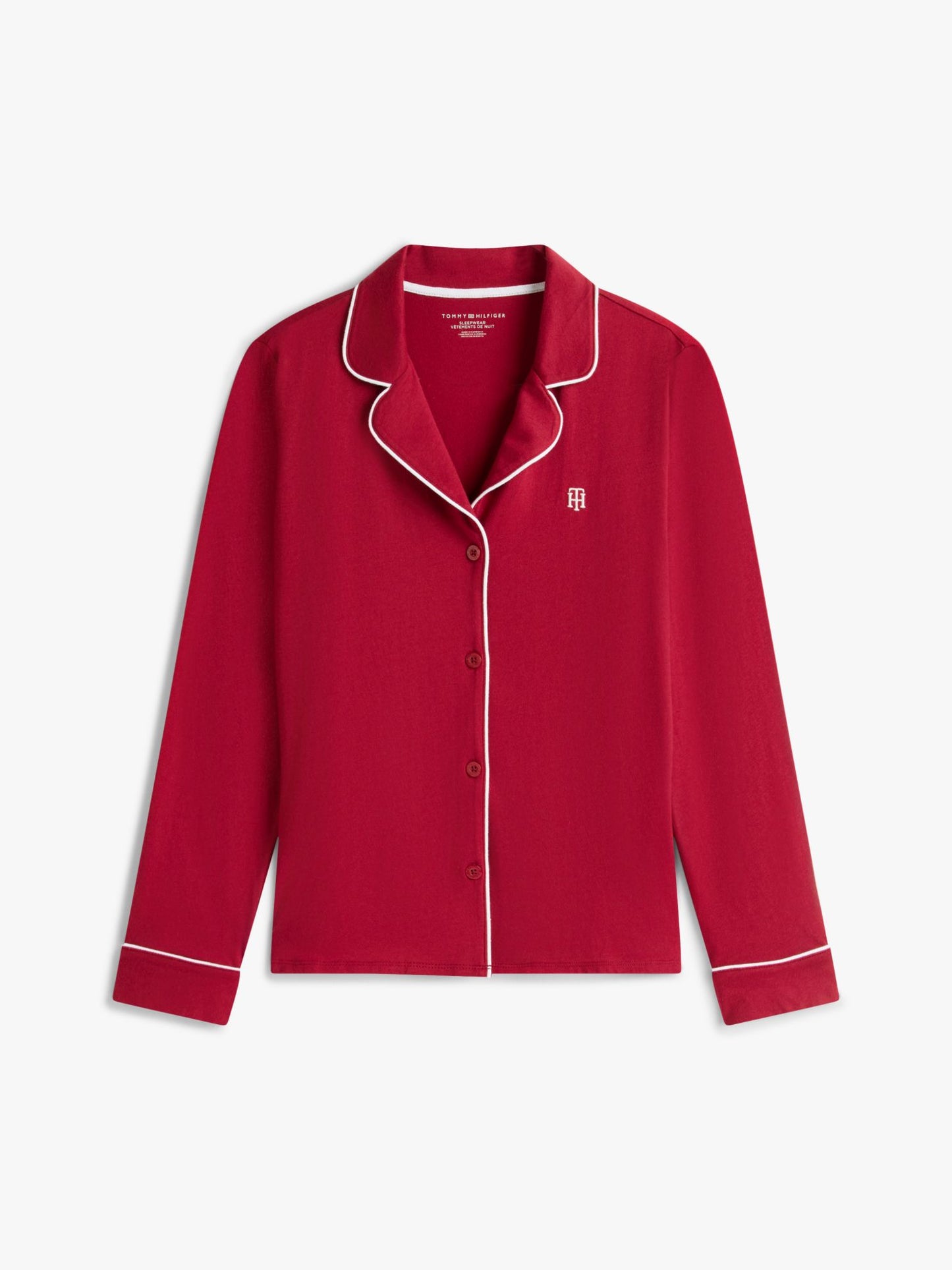 Tommy Hilfiger Long Sleeve Shirt & Pant Sleep Set