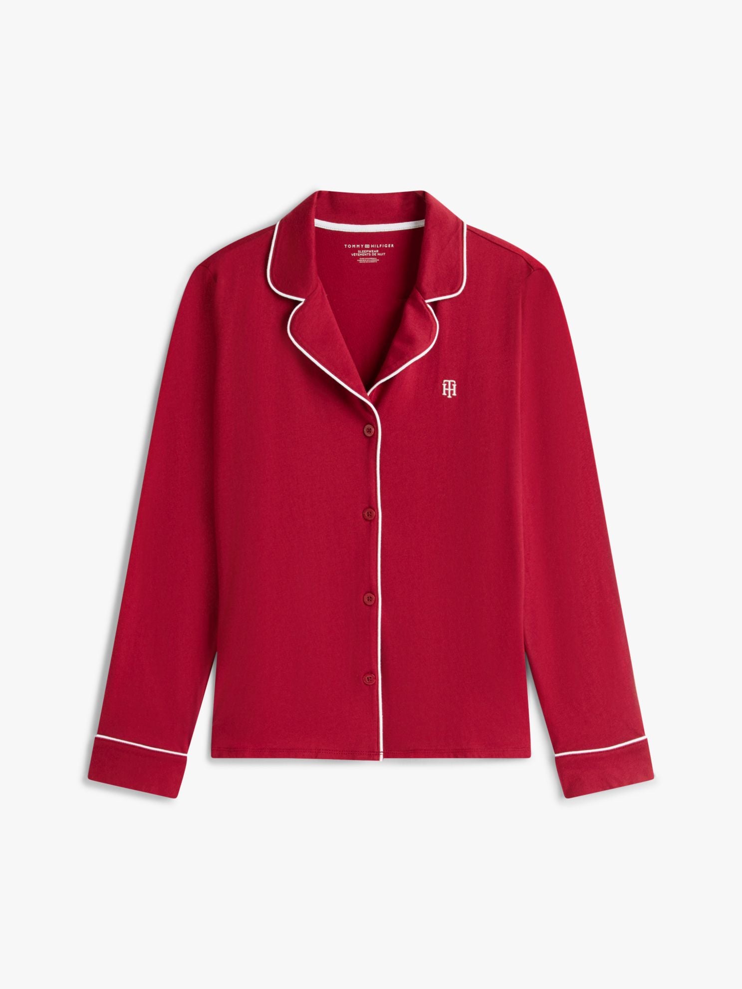 Tommy Hilfiger Long Sleeve Shirt & Pant Sleep Set
