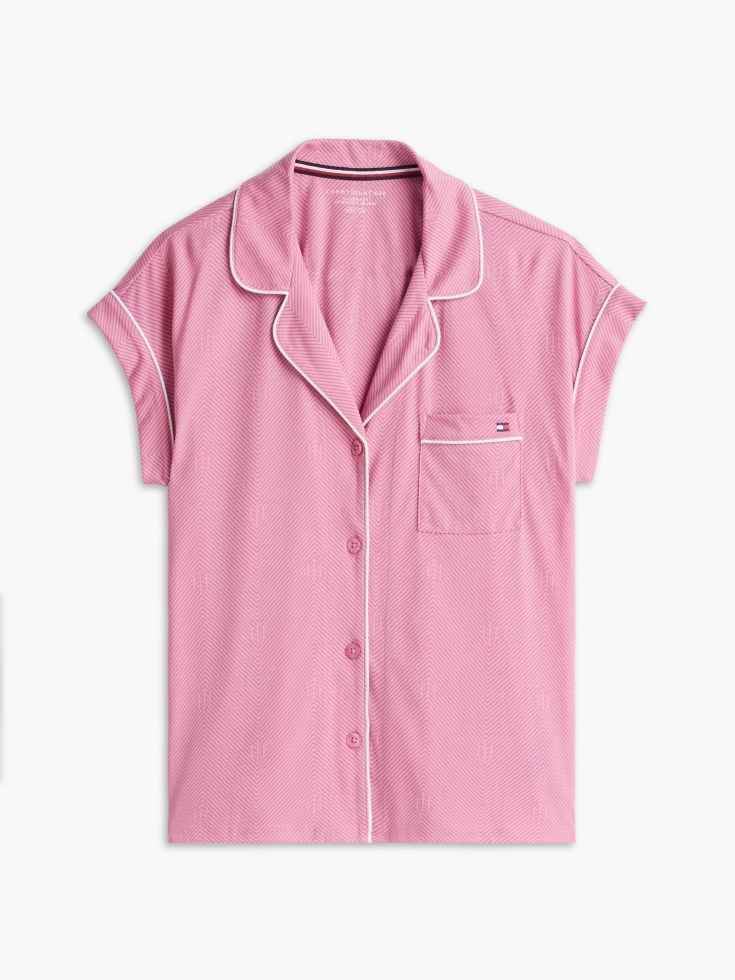 Tommy Hilfiger Short And Shirt Sleep Set