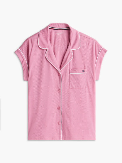 Tommy Hilfiger Short And Shirt Sleep Set