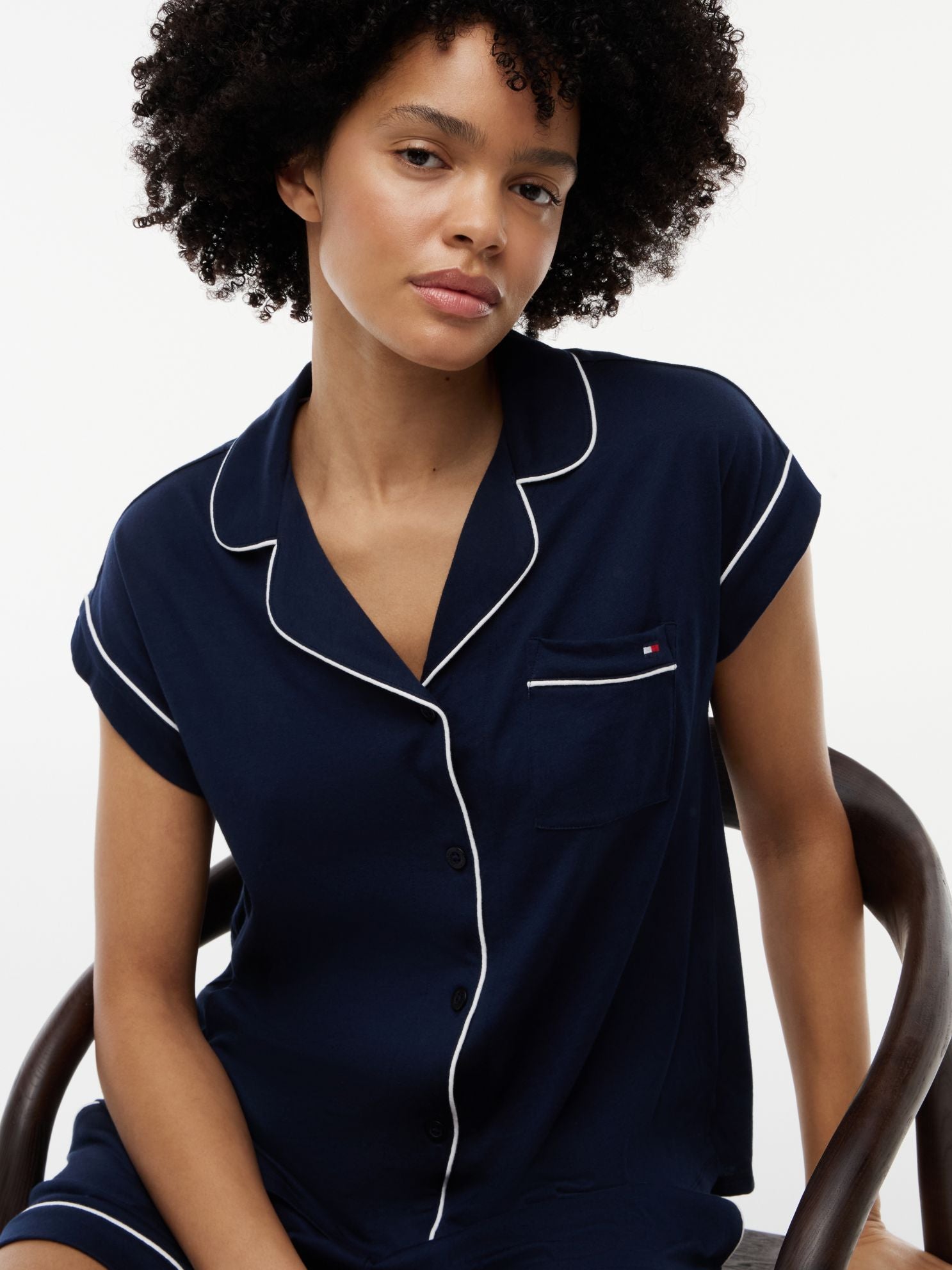 Tommy Hilfiger Short And Shirt Sleep Set