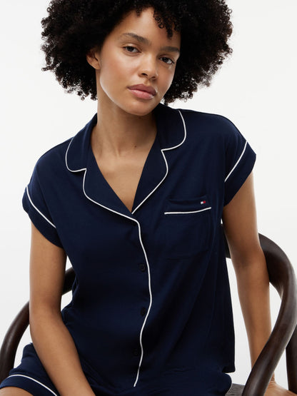 Tommy Hilfiger Short And Shirt Sleep Set