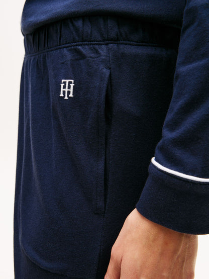 Tommy Hilfiger Long Sleeve Shirt & Pant Sleep Set