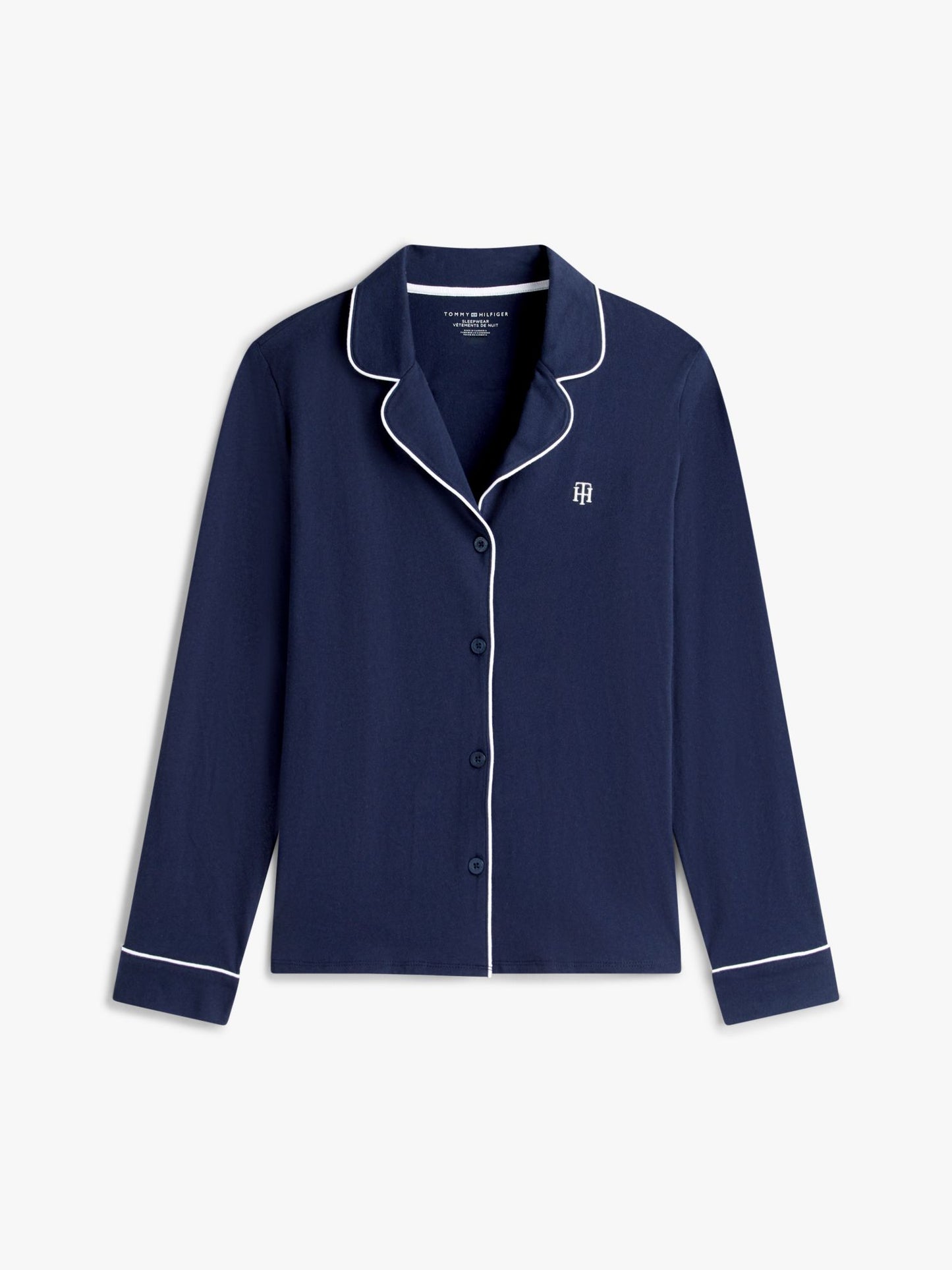 Tommy Hilfiger Long Sleeve Shirt & Pant Sleep Set