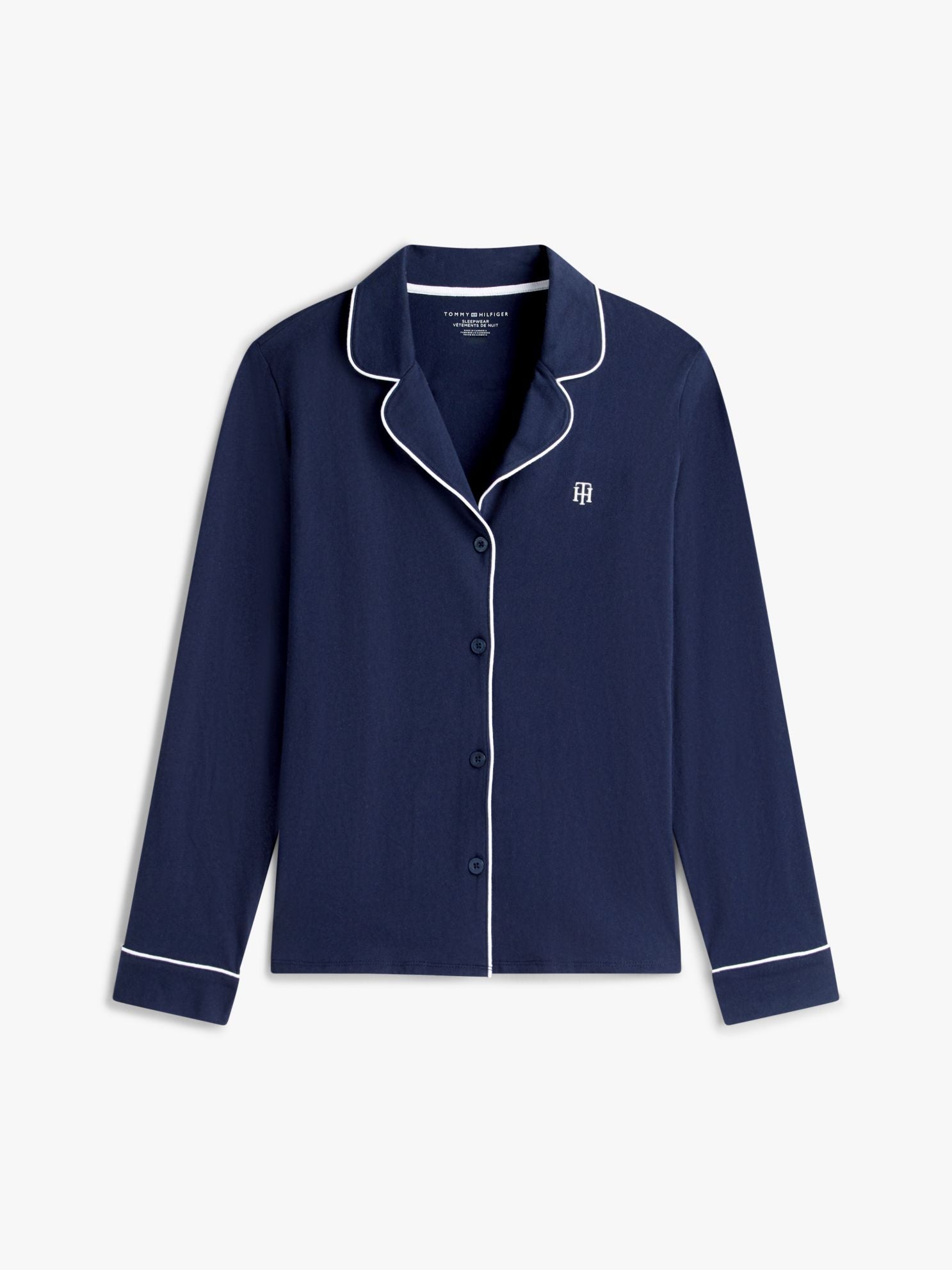 Tommy Hilfiger Long Sleeve Shirt & Pant Sleep Set