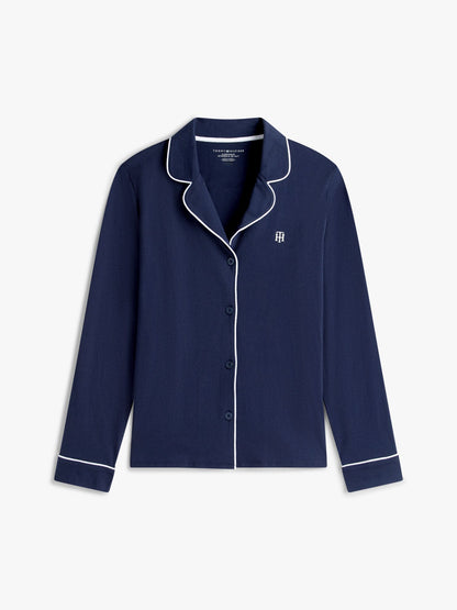 Tommy Hilfiger Long Sleeve Shirt & Pant Sleep Set