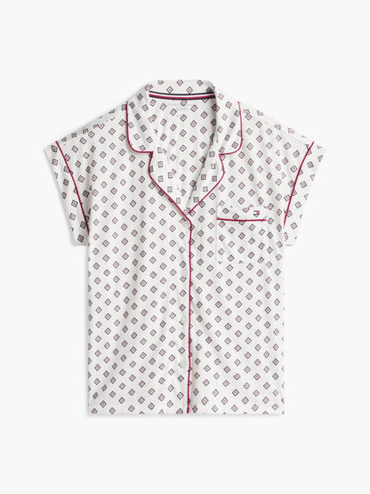 Tommy Hilfiger Short And Shirt Sleep Set