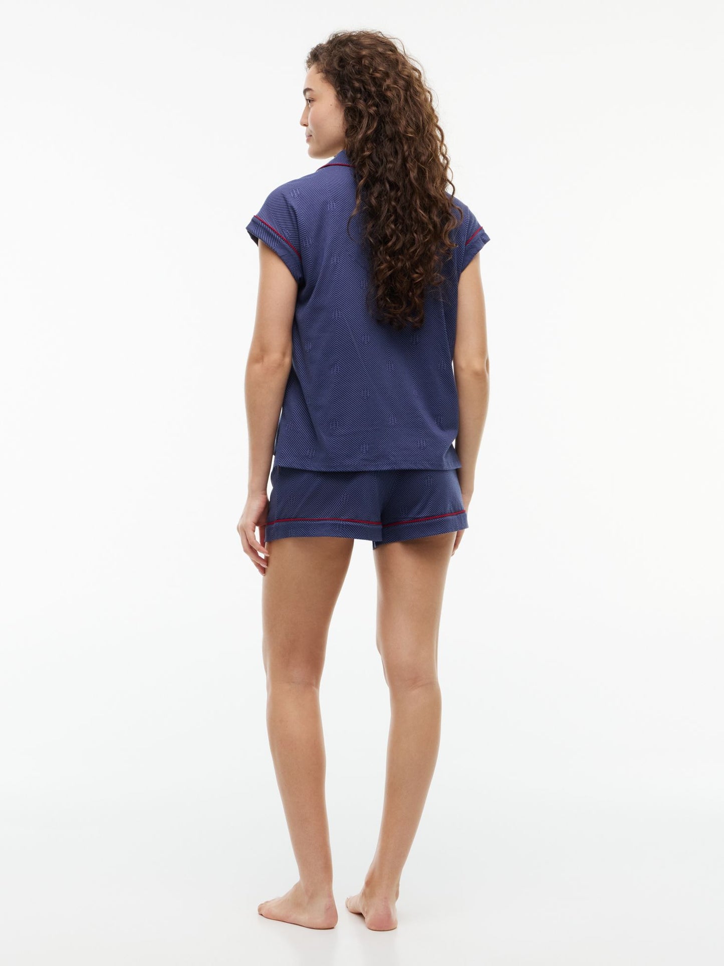 Tommy Hilfiger Short And Shirt Sleep Set