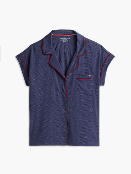 Tommy Hilfiger Short And Shirt Sleep Set