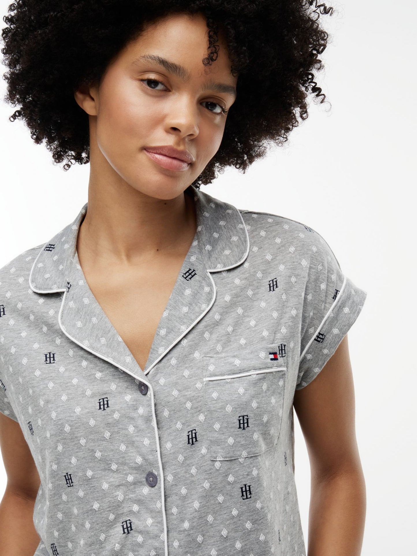 Tommy Hilfiger Short And Shirt Sleep Set