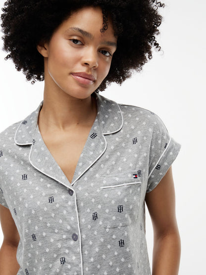 Tommy Hilfiger Short And Shirt Sleep Set