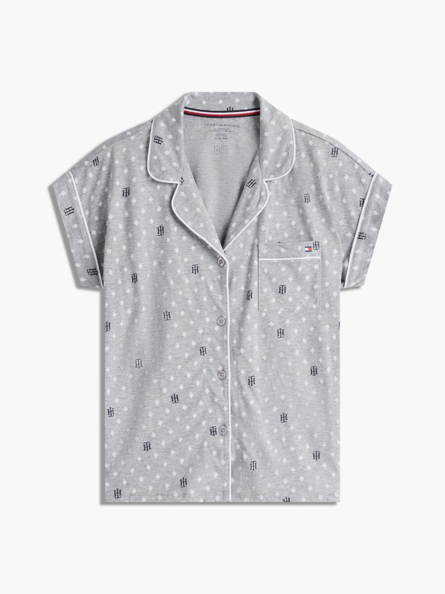 Tommy Hilfiger Short And Shirt Sleep Set