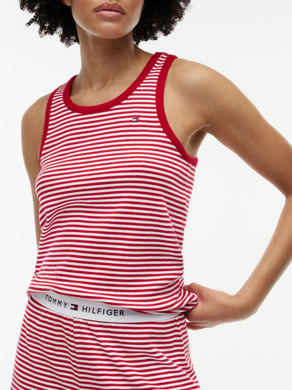 Tommy Hilfiger Striped Tank Top & Short Sleep Set