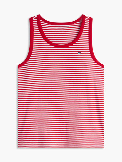 Tommy Hilfiger Striped Tank Top & Short Sleep Set