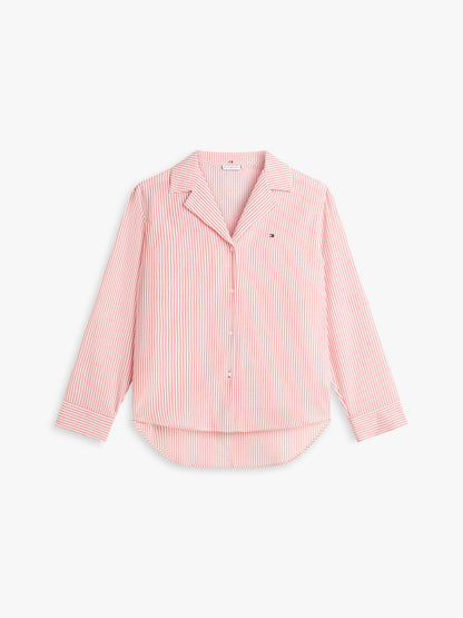 Tommy Hilfiger Stripe Seersucker Sleep Shirt