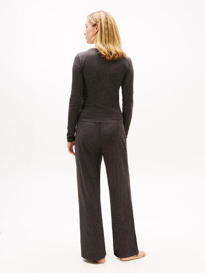 Tommy Hilfiger Shimmer Long Sleeve & Pant Sleep Set