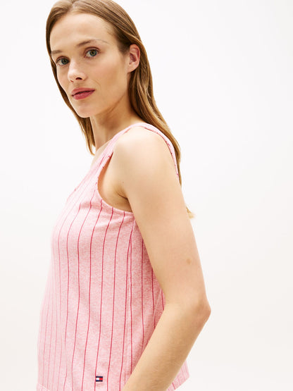 Tommy Hilfiger Cropped Tank Top & Pant Sleep Set