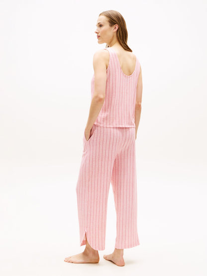Tommy Hilfiger Cropped Tank Top & Pant Sleep Set