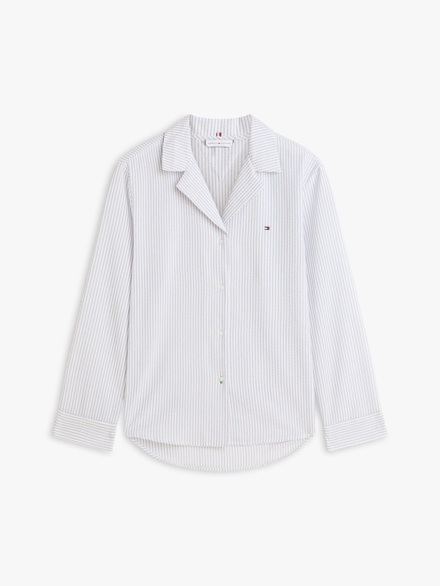 Tommy Hilfiger Stripe Seersucker Sleep Shirt