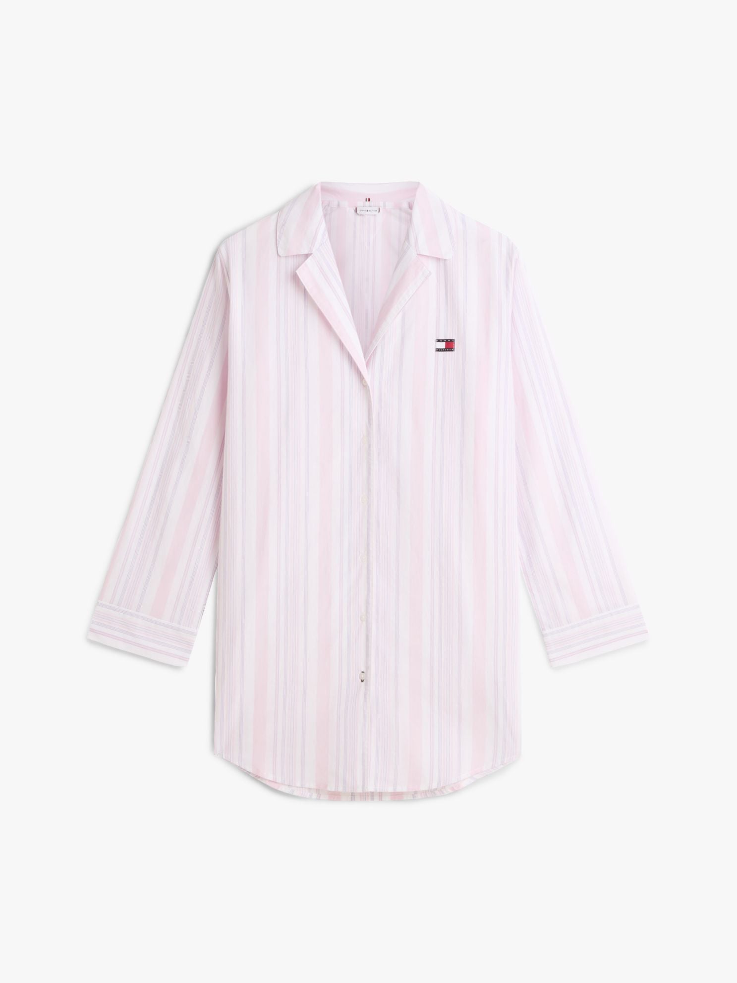 Tommy Hilfiger Striped Poplin Sleep Dress