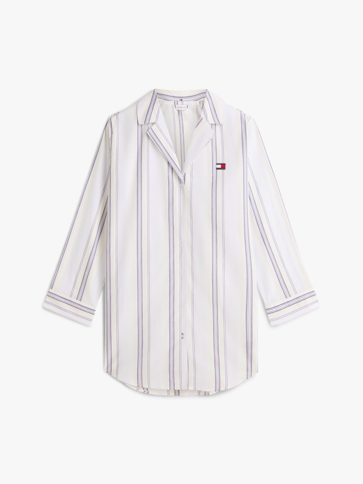 Tommy Hilfiger Striped Poplin Sleep Dress