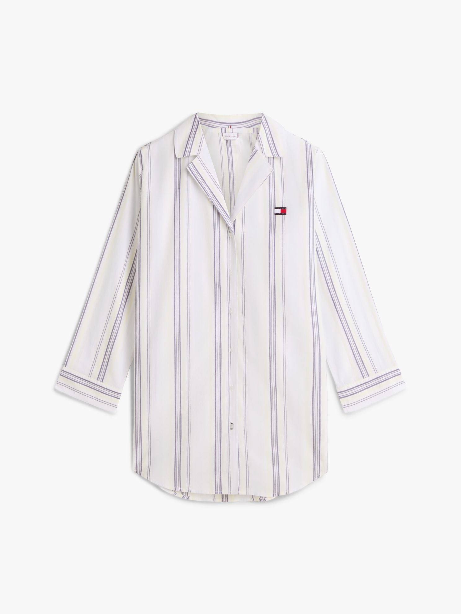 Tommy Hilfiger Striped Poplin Sleep Dress