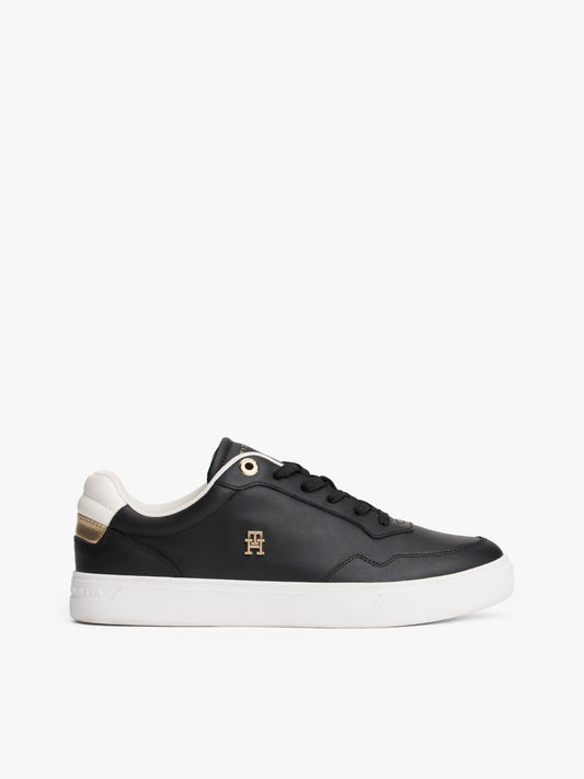 Tommy Hilfiger Metallic Leather Court Sneaker