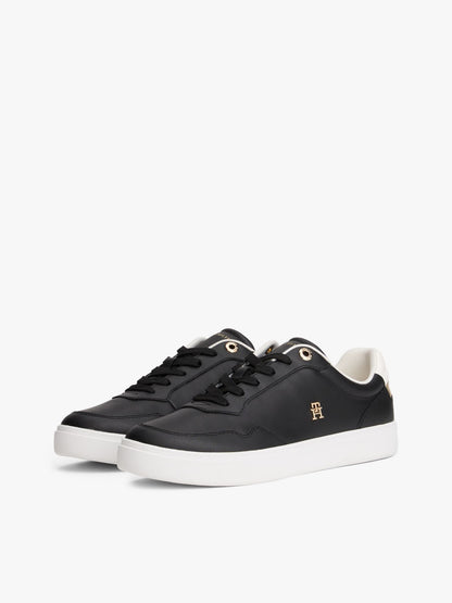Tommy Hilfiger Metallic Leather Court Sneaker