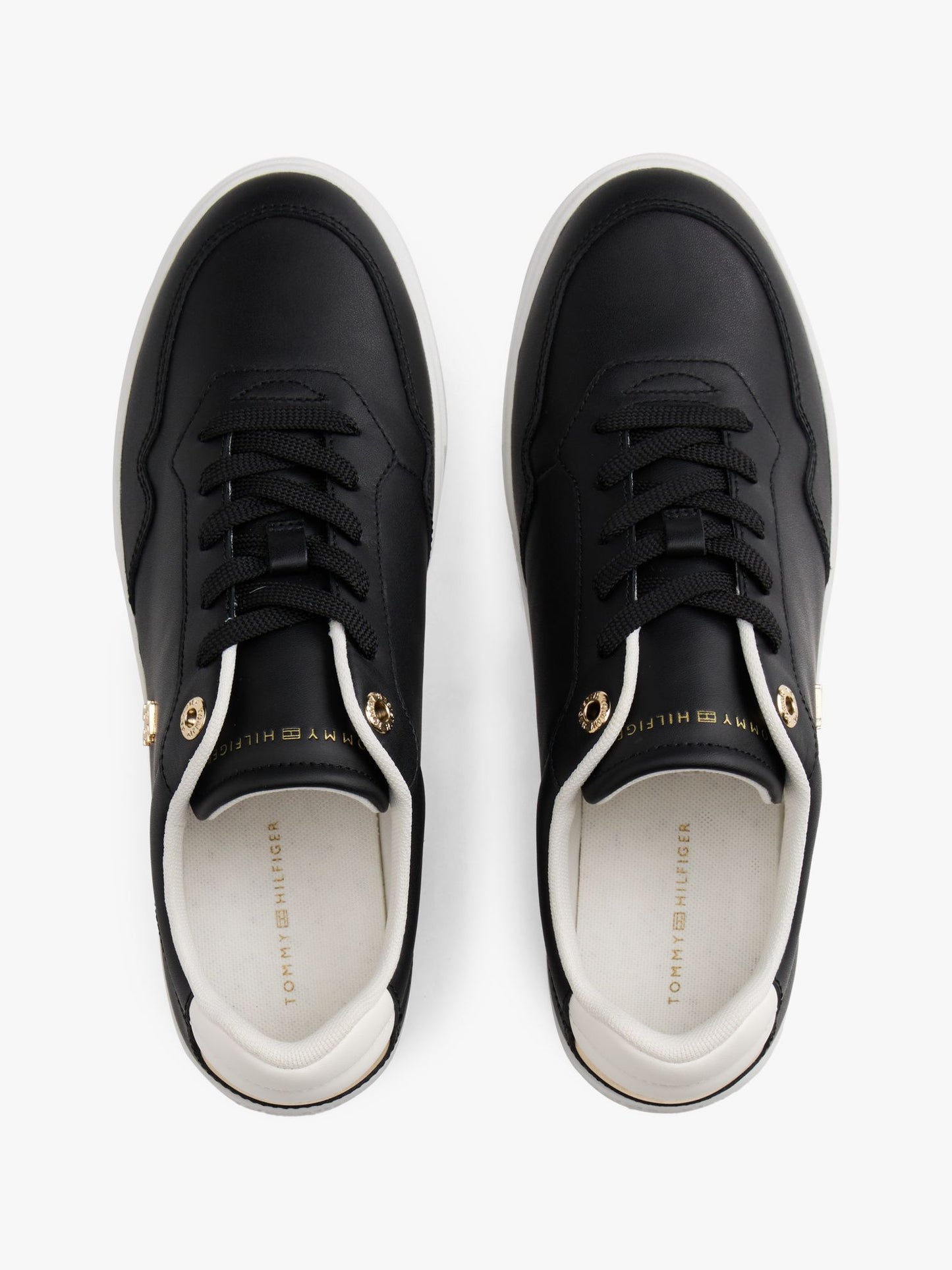 Tommy Hilfiger Metallic Leather Court Sneaker